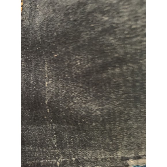 Be Girl Women's Plus Size 16 Blue Capri Jean Shorts Pockets Destroyed Distressed - Picture 12 of 16